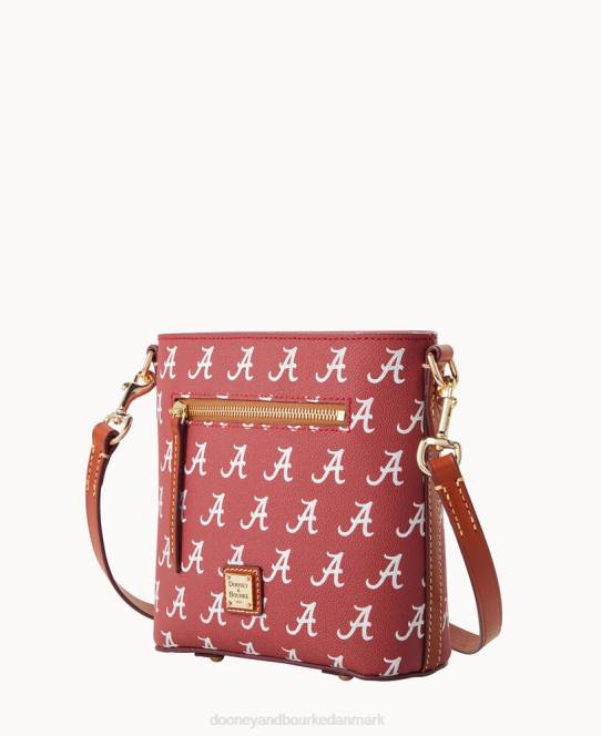 Dooney & Bourke Collegiate alabama small zip crossbody JV0J2101 poser u af alabama