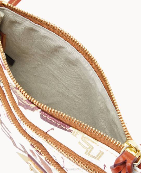 Dooney & Bourke Collegiate fla state n s triple zip crossbody JV0J1740 poser florida stat