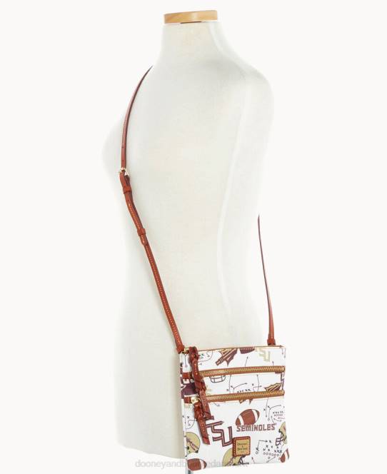 Dooney & Bourke Collegiate fla state n s triple zip crossbody JV0J1740 poser florida stat