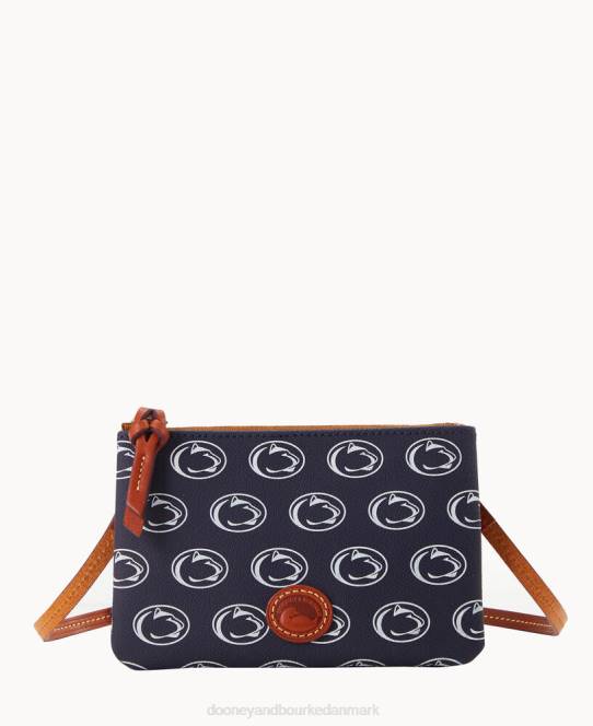 Dooney & Bourke Collegiate top lynlås crossbody JV0J2511 poser penn stat