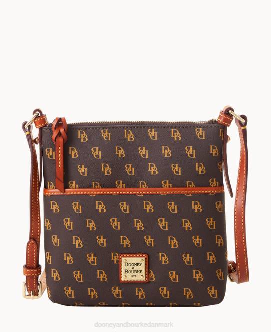 Dooney & Bourke Gretta brevbærer JV0J2065 poser brun tmoro