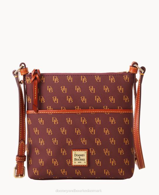 Dooney & Bourke Gretta brevbærer JV0J2066 poser bordeaux