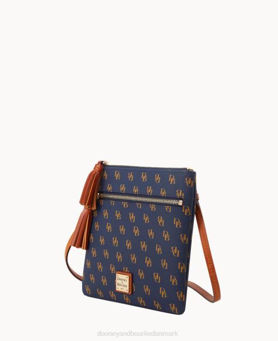 Dooney & Bourke Gretta dobbelt lynlås kvast crossbody JV0J2502 poser flåde