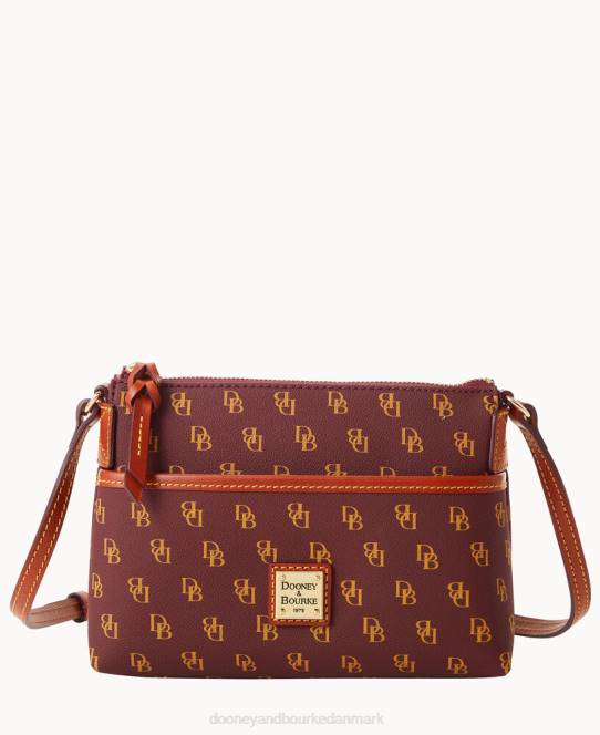 Dooney & Bourke Gretta ingefær crossbody JV0J2076 poser bordeaux