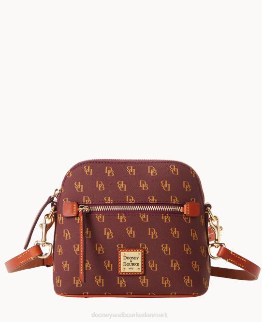 Dooney & Bourke Gretta kuppel crossbody JV0J1539 poser bordeaux