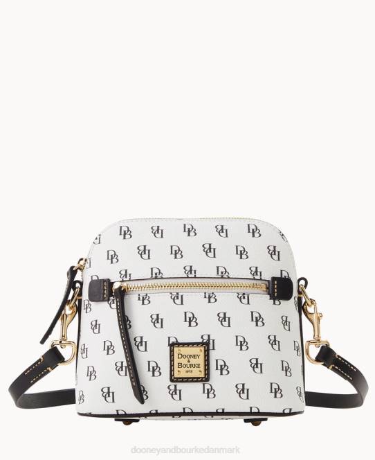 Dooney & Bourke Gretta kuppel crossbody JV0J1542 poser hvid