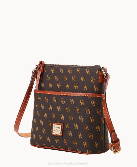 Dooney & Bourke Gretta lille hverdags crossbody JV0J2617 poser brun tmoro