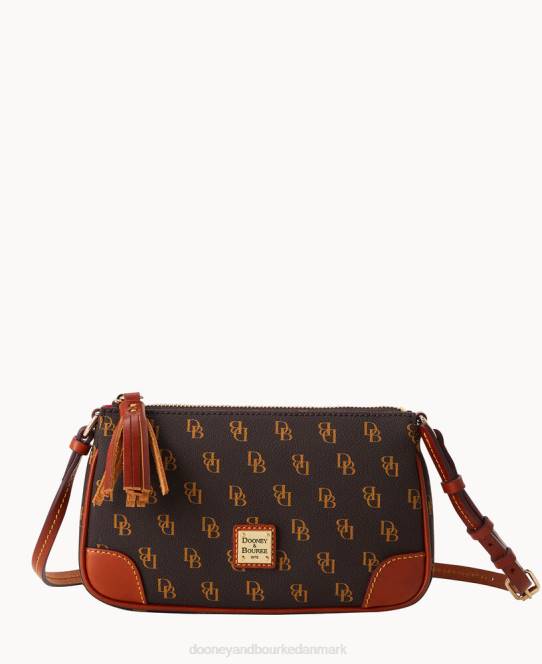 Dooney & Bourke Gretta slim crossbody JV0J2485 poser brun tmoro