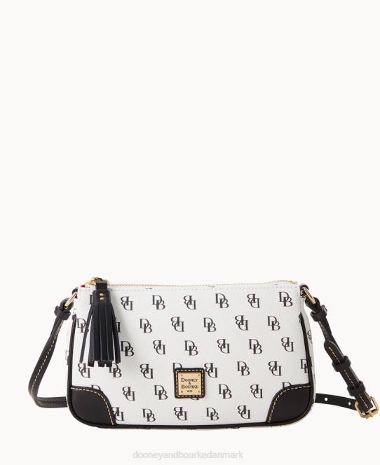 Dooney & Bourke Gretta slim crossbody JV0J2489 poser hvid