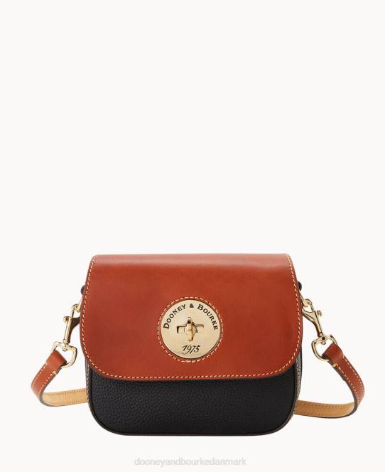 Dooney & Bourke Pebble turnlock flap sadel JV0J2620 poser sort