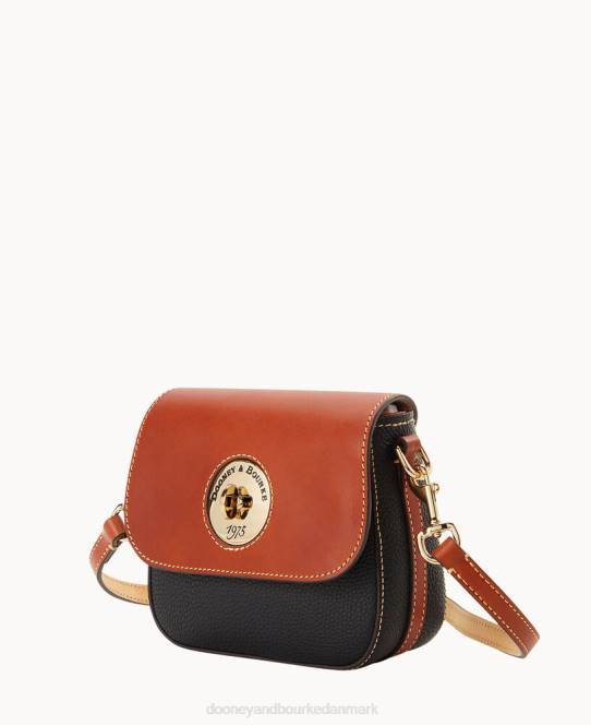 Dooney & Bourke Pebble turnlock flap sadel JV0J2620 poser sort