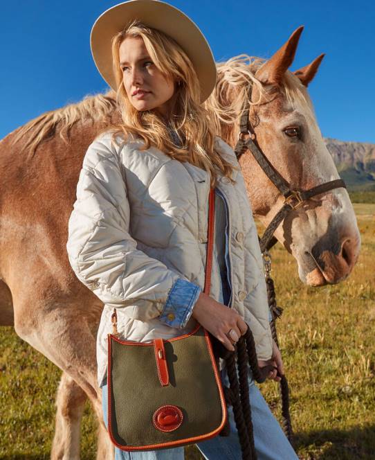 Dooney & Bourke all weather læder 3.0 crossbody 22 JV0J1708 poser grøn