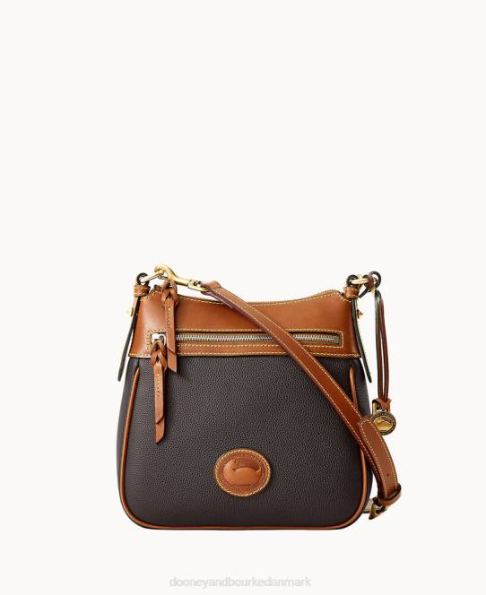 Dooney & Bourke all weather læder 3.0 crossbody med lynlås 23 JV0J1713 poser sort