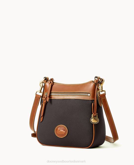 Dooney & Bourke all weather læder 3.0 crossbody med lynlås 23 JV0J1713 poser sort