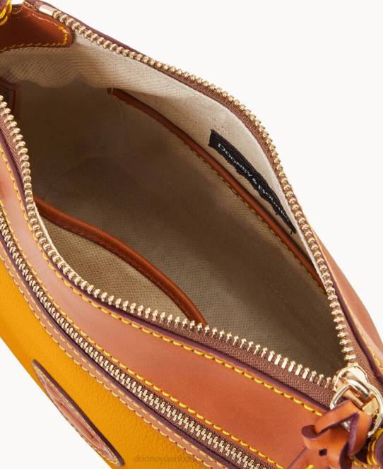 Dooney & Bourke all weather læder 3.0 crossbody med lynlås 23 JV0J1715 poser gemse