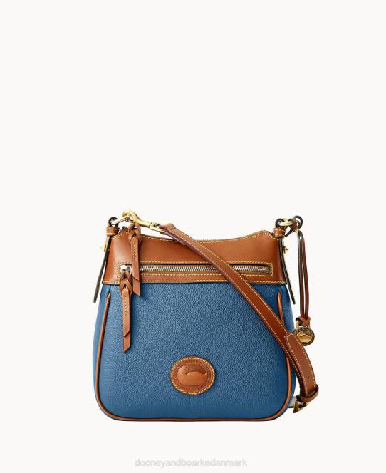 Dooney & Bourke all weather læder 3.0 crossbody med lynlås 23 JV0J1716 poser denim