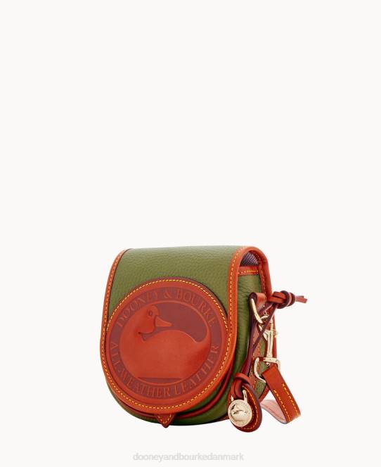Dooney & Bourke alt vejr læder 2 duck bag JV0J1505 poser oliven