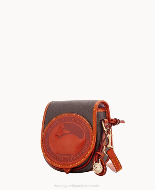 Dooney & Bourke alt vejr læder 2 duck bag JV0J1507 poser brun tmoro