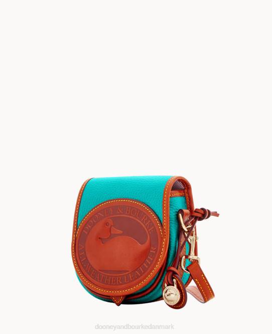Dooney & Bourke alt vejr læder 2 duck bag JV0J1510 poser grøn mynte