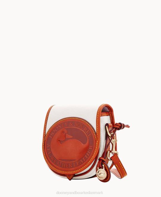 Dooney & Bourke alt vejr læder 2 duck bag JV0J1512 poser hvid