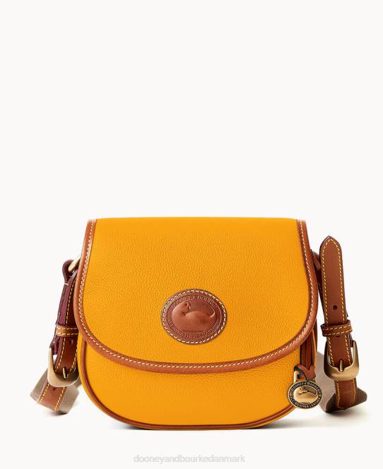 Dooney & Bourke alt vejr læder 3.0 sadel crossbody 20 JV0J1693 poser gemse