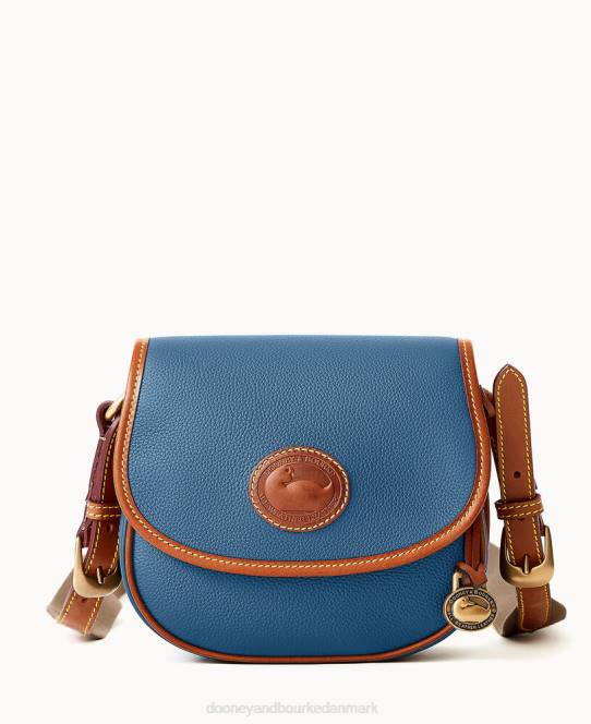 Dooney & Bourke alt vejr læder 3.0 sadel crossbody 20 JV0J1694 poser denim