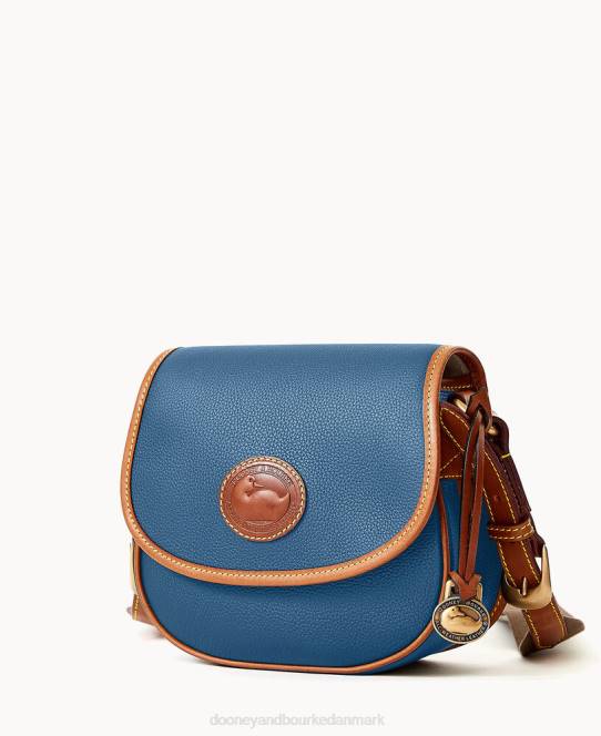 Dooney & Bourke alt vejr læder 3.0 sadel crossbody 20 JV0J1694 poser denim