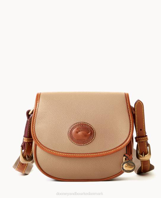 Dooney & Bourke alt vejr læder 3.0 sadel crossbody 20 JV0J1696 poser taupe