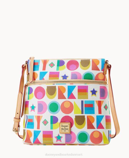 Dooney & Bourke art deco crossbody JV0J2647 poser hvid