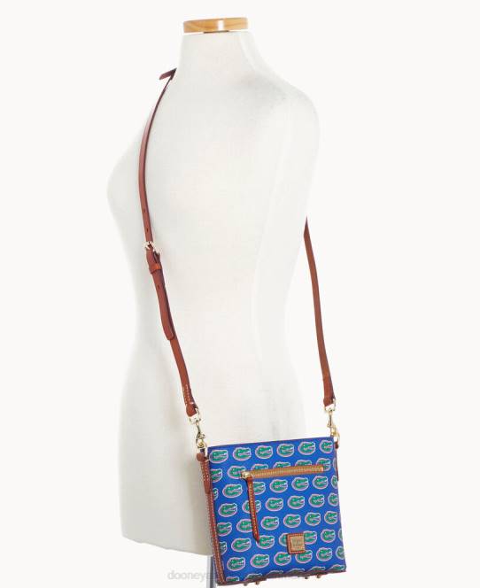 Dooney & Bourke collegiate florida lille crossbody med lynlås JV0J1759 poser u af florida