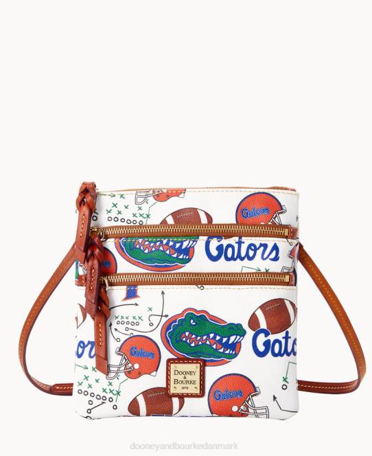Dooney & Bourke collegiate florida n s triple zip crossbody JV0J1962 poser u af florida