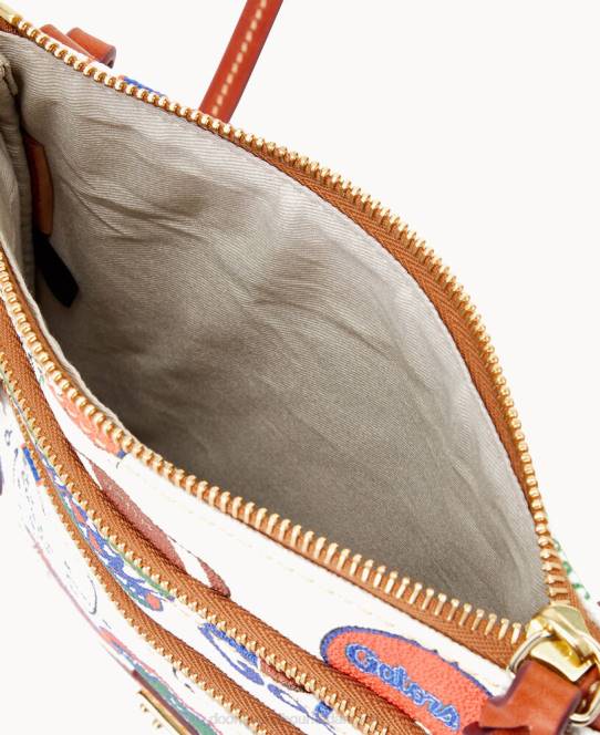 Dooney & Bourke collegiate florida n s triple zip crossbody JV0J1962 poser u af florida