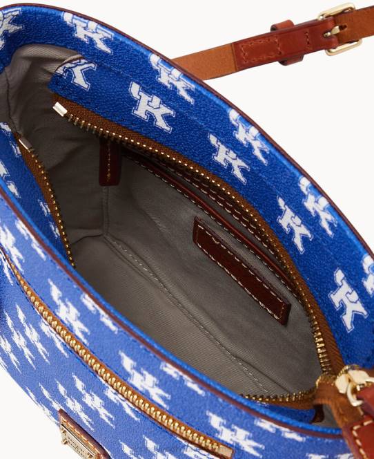 Dooney & Bourke collegiate kentucky lille crossbody med lynlås JV0J1999 poser u fra kentucky