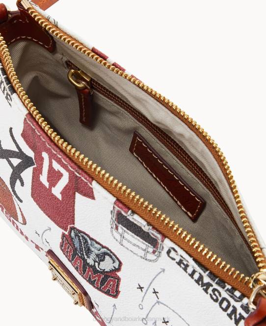 Dooney & Bourke collegiate university of alabama crossbody-pose JV0J2237 poser u af alabama