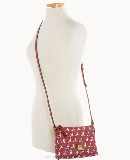 Dooney & Bourke collegiate university of alabama crossbody-pose JV0J2247 poser u af alabama