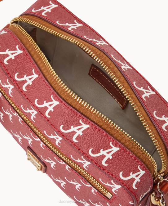 Dooney & Bourke collegiate university of alabama kamera zip crossbody JV0J2289 poser u af alabama