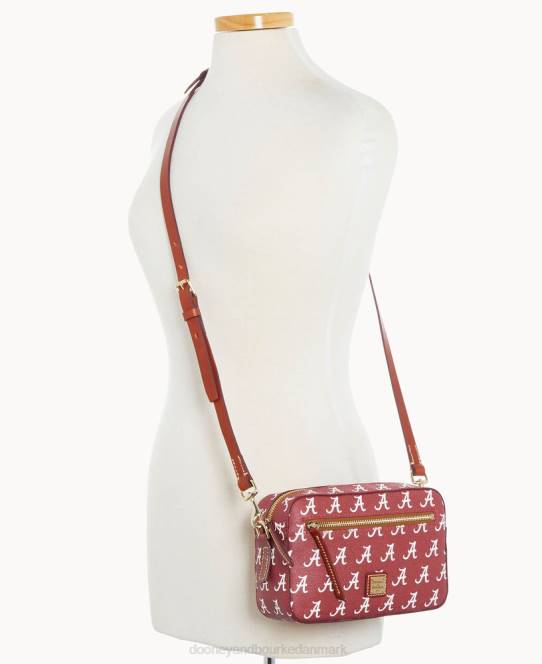 Dooney & Bourke collegiate university of alabama kamera zip crossbody JV0J2289 poser u af alabama