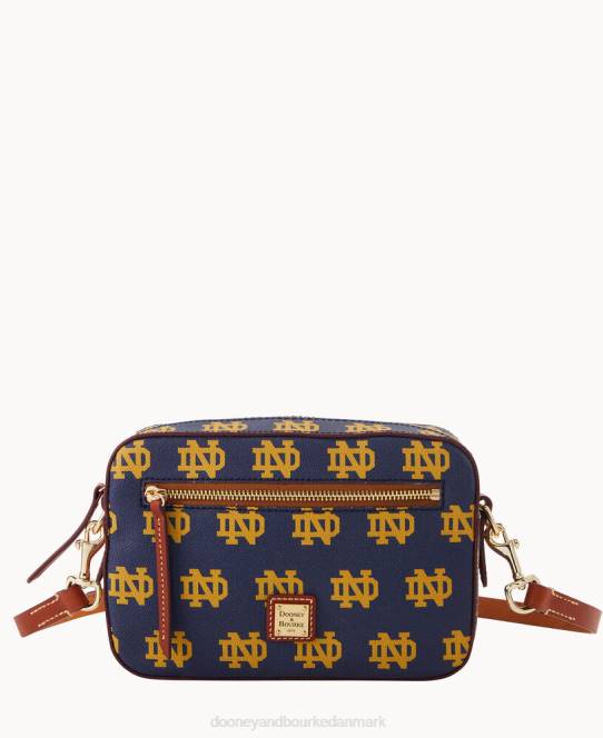 Dooney & Bourke collegiate university of camera zip crossbody JV0J2295 poser Notre Dame
