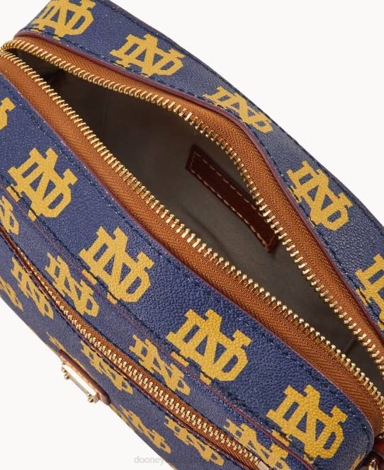 Dooney & Bourke collegiate university of camera zip crossbody JV0J2295 poser Notre Dame