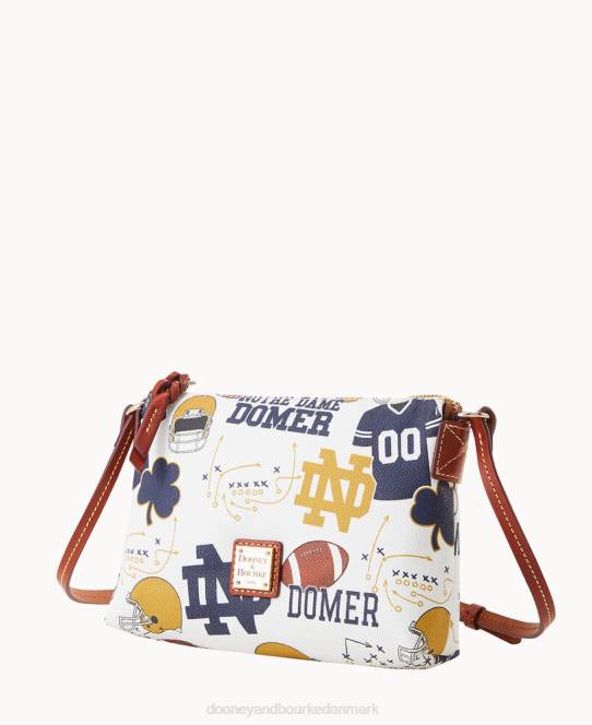 Dooney & Bourke collegiate university of crossbody pouchette JV0J2249 poser Notre Dame