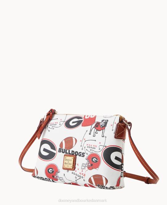 Dooney & Bourke collegiate university of georgia crossbody-pose JV0J2234 poser u af georgien