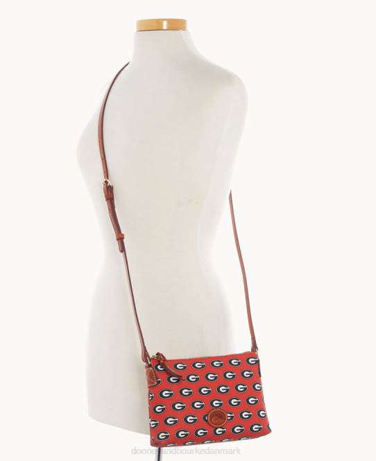 Dooney & Bourke collegiate university of georgia crossbody-pose JV0J2707 poser universitetet i georgi