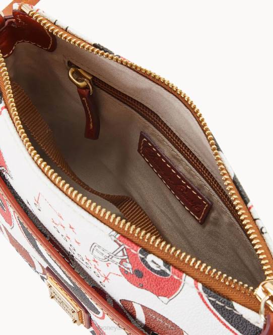 Dooney & Bourke collegiate university of georgia ginger crossbody JV0J2194 poser georgiens universitet