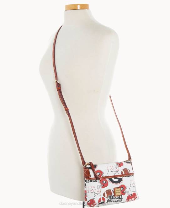 Dooney & Bourke collegiate university of georgia ginger crossbody JV0J2194 poser georgiens universitet