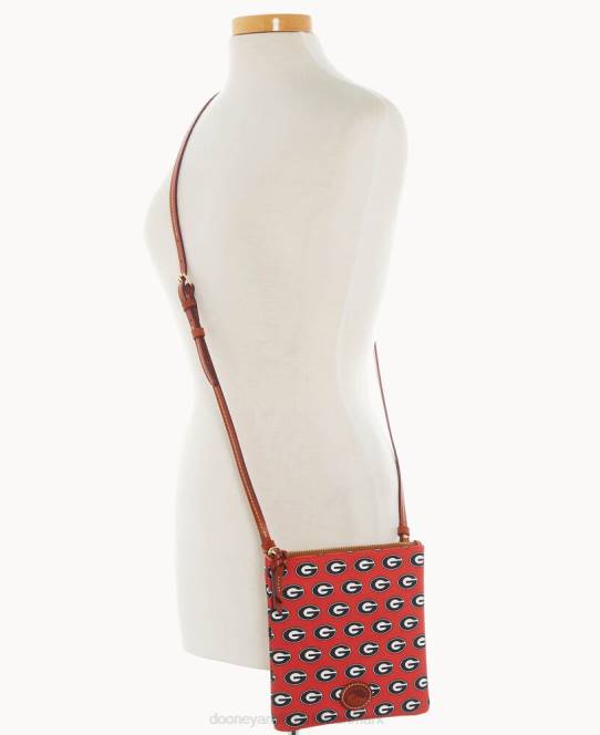 Dooney & Bourke collegiate university of georgia nord syd top zip crossbody JV0J2715 poser universitetet i georgi