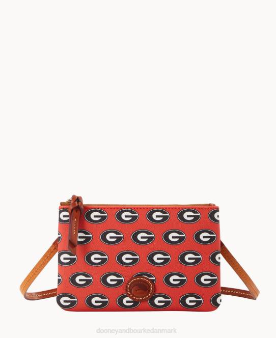 Dooney & Bourke collegiate university of georgia top zip crossbody JV0J2702 poser universitetet i georgi