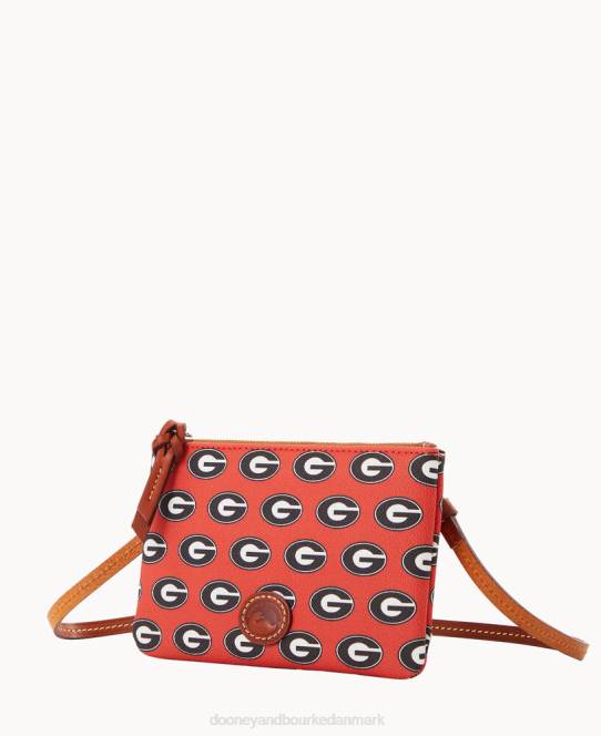 Dooney & Bourke collegiate university of georgia top zip crossbody JV0J2702 poser universitetet i georgi