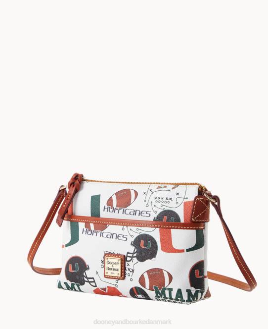 Dooney & Bourke collegiate university of miami ginger crossbody JV0J2198 poser dig fra miami