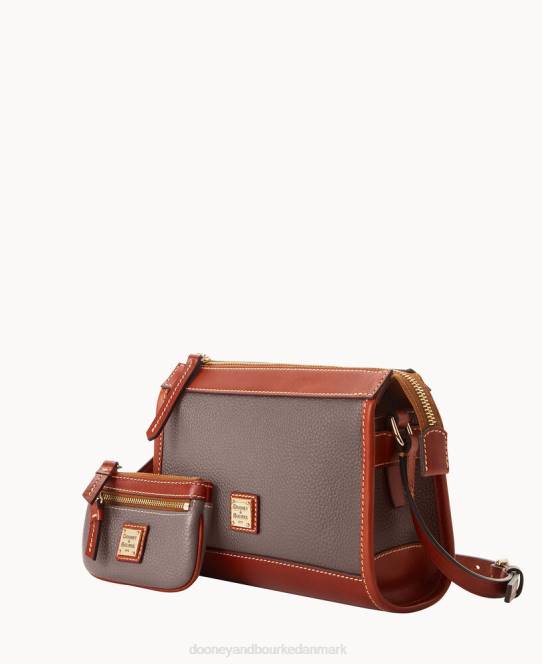 Dooney & Bourke crossbody med lille mønthylster med lynlås JV0J2824 poser elefant