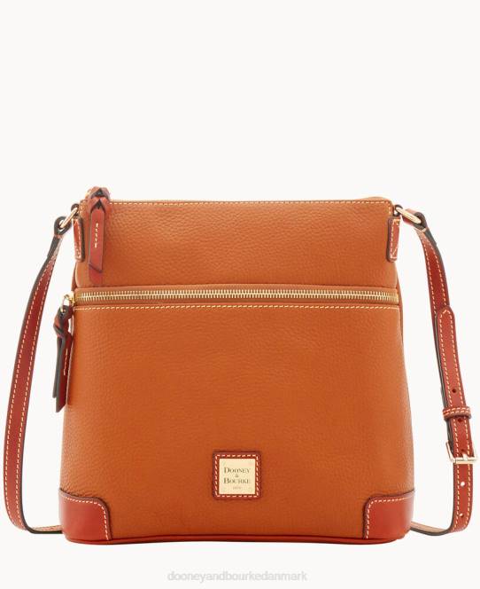 Dooney & Bourke crossbody med småsten JV0J1661 poser karamel